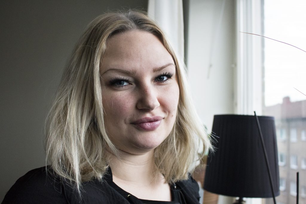 Sandra Garbom är ordförande för Unga Aktiesparare Limhamn. 
