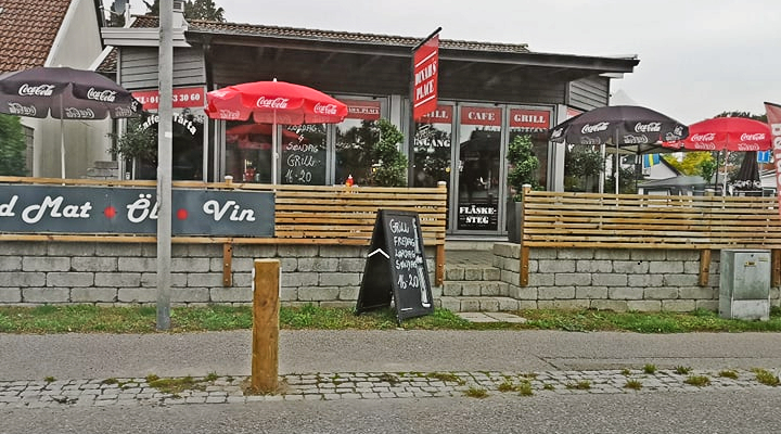 Restaurangen ser inte mycket ut för världen utanpå. Foto: Gabriel Nilsson