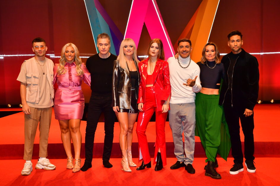 Deltagare från Melodifestivalens andra deltävling i Göteborg, 2020. Foto: Jonas Ekströmer / TT