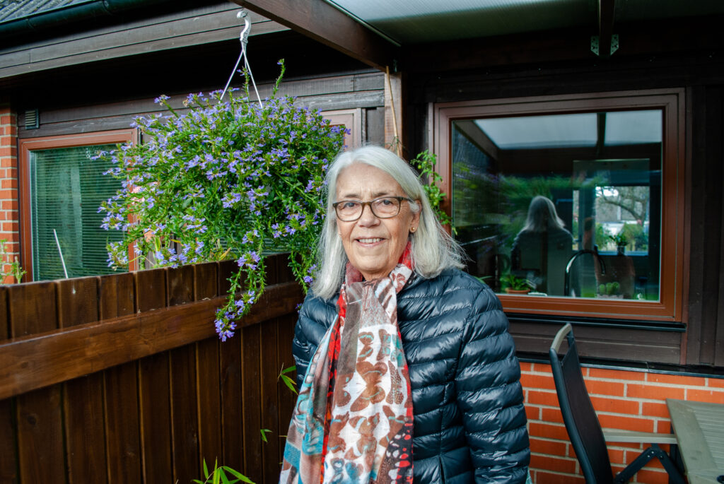 Lisbeth Helgesson är initiativtagare till den nya gång- och cykelbanan på Södergatan.