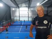 Lasse Håkansson, 69, ordförande för Skurups padelklubb.