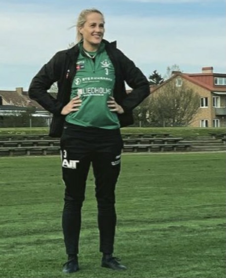 Jennie Karlsson. Tränare Skurups AIF