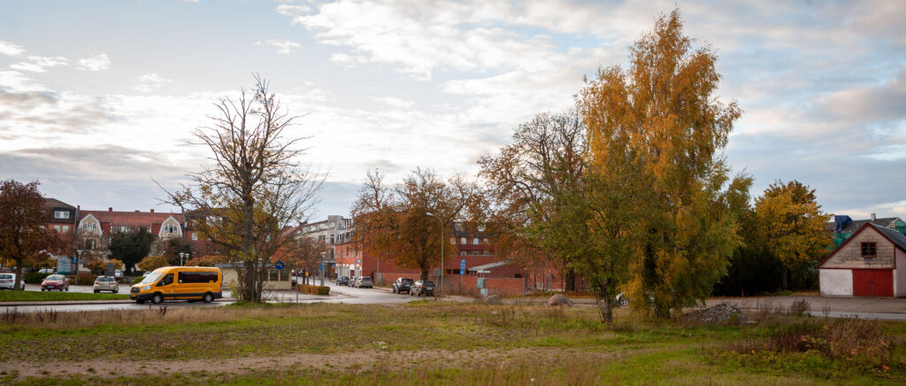 Kvarteret Anna och Stortorget i Skurup.