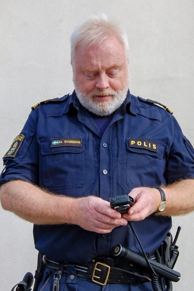 Kommunpolis Mikael Svensson. Foto: Skurupsposten.